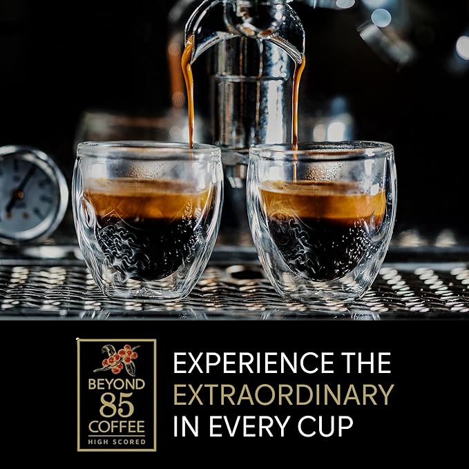 Beyond 85 Espresso Colombian Coffee ??340g Whole Bean Espresso ??Bold & Smooth Whole Beans for Rich