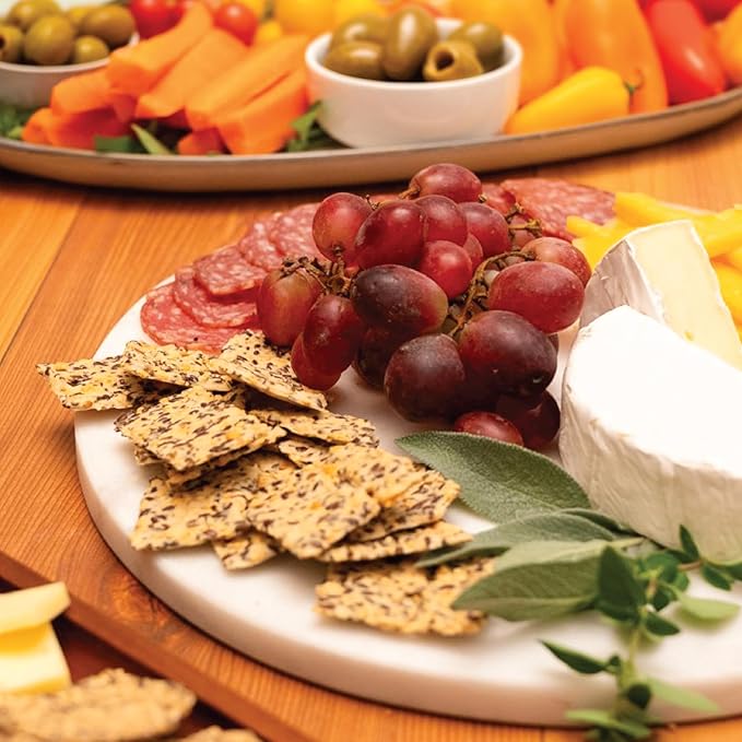 Julian Bakery® Organic Seed Crackers - Parmesan 4oz | Gluten Free and Organic Certified | Grain
