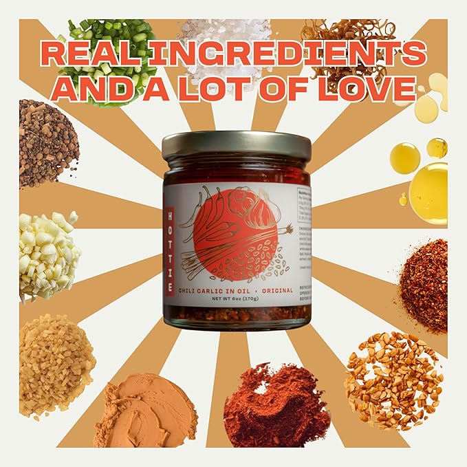 Umami Hottie Original Hot – Bold Japanese Style Chili Oil | Made with Garlic, Shichimi Togarashi
