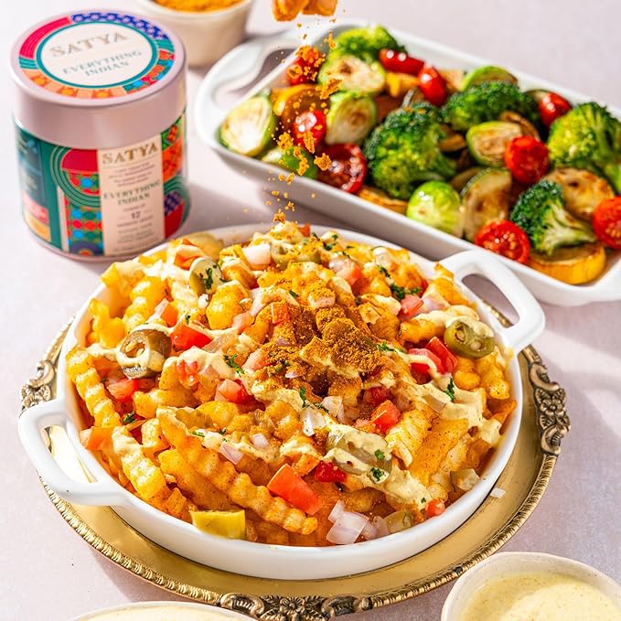 Satya Blends Everything Indian Masala-Tangy, Spicy Flavor 12 Spice Blend | Vegan & Low Sodium |