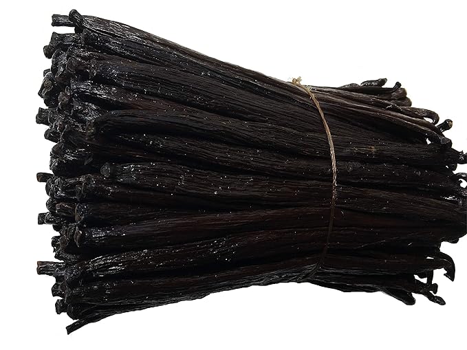 8oz Vanilla Beans Grade A Tahitian 6"-7" Bulk (1/2Lb) for Extract, Cooking and Baking by FITNCLEAN
