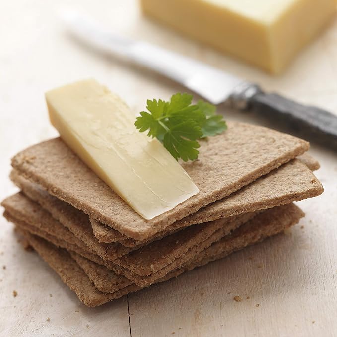 Stockan's Orkney Wholegrain Thin Oatcakes Gifting Tin - Traditional Scottish Savoury Biscuits