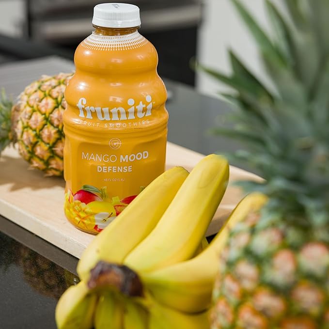 Fruniti Mango Smoothie Mix - Immunity + Antioxidants - No Sugar Added - Vitamin C, Zinc, &