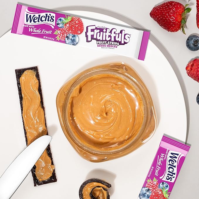 Welch?™s Absolute Fruitfuls Fruit Strips, Tasty Dried Fruit Snacks for School Lunches, Berry