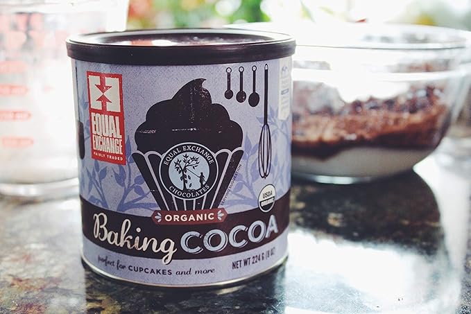 Equal Exchange Organic Baking Cocoa, 8-Ounce (Pack of 3)