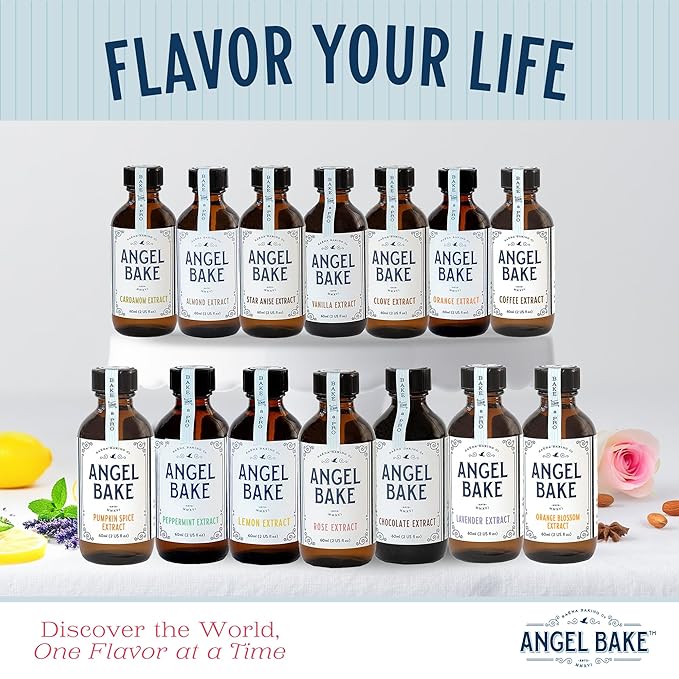 Pure Orange Blossom Extract for Baking and Mixology - Premium Natural Flavoring for Cooking