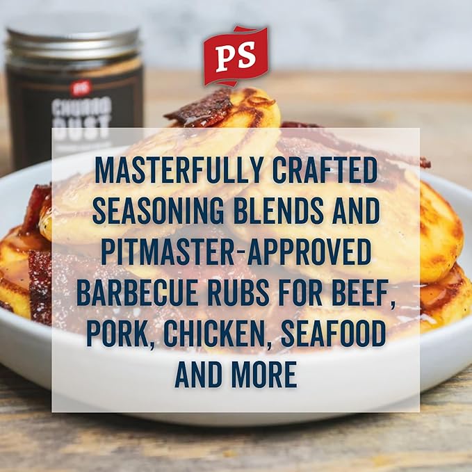 PS Seasoning Churro Dust - Cinnamon Sugar BBQ Seasonings and Rubs for Smoking, Grilling, Baking
