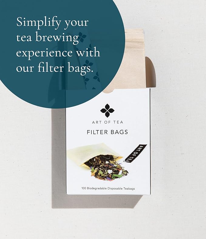 Art of Tea | Pacific Coast Mint (Naturally Caffeine Free) | 12 Eco Friendly Pyramid Peppermint Tea
