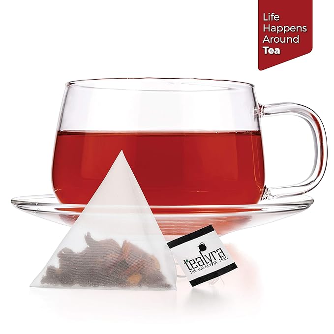 Tealyra - Grandma's Garden Berry - 25 Bags - Fruit Tea Blend - Hibiscus and Berries Based Herbal