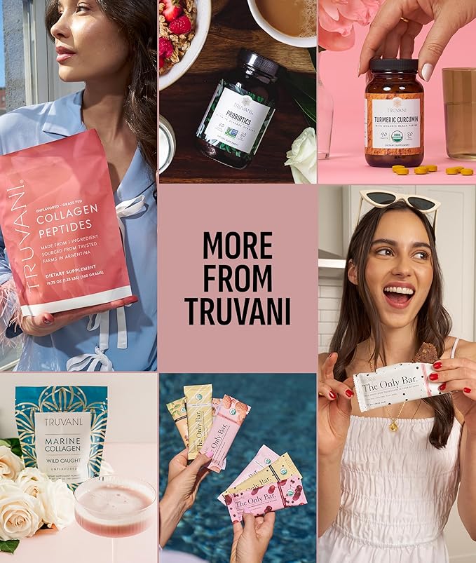 Truvani Vegan Pea Protein Powder | Vanilla Chai | 20g Organic Plant Based Protein | 1 Serving |