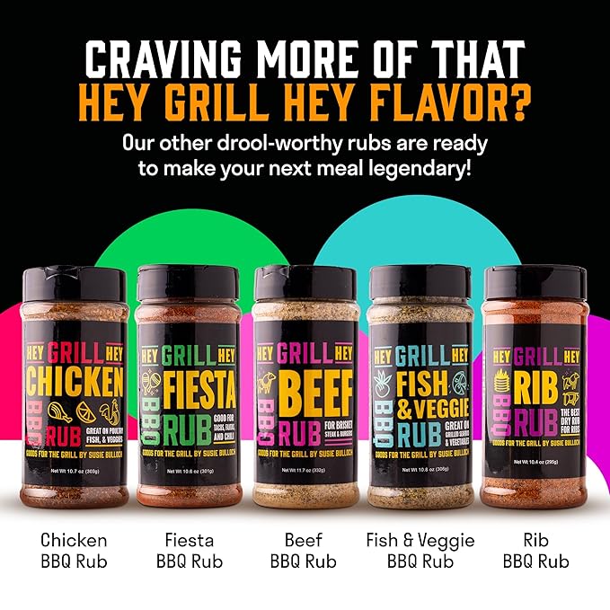 Hey Grill Hey | Sweet Rub | BBQ Rub | Sweet Seasoning for Grilling Pork, Chicken, Fish, Beef