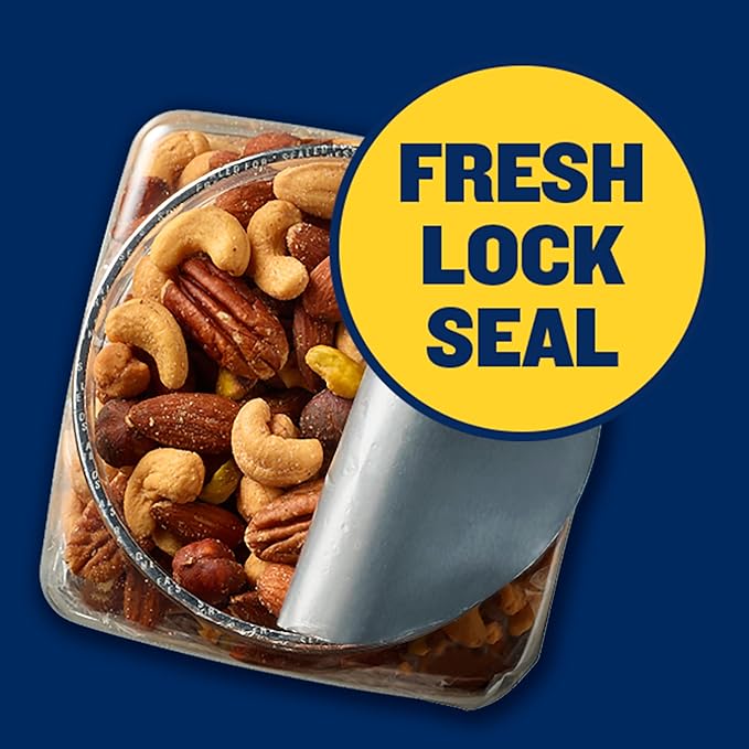 PLANTERS Unsalted Mixed Nuts, Cashews, Almonds, Hazelnuts, Pecans, Pistachios no Shell, Party