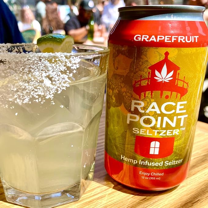 Race Point Seltzer Infused Sparkling Flavored Water – All-Natural Flavor Drink- Refresh, Relax