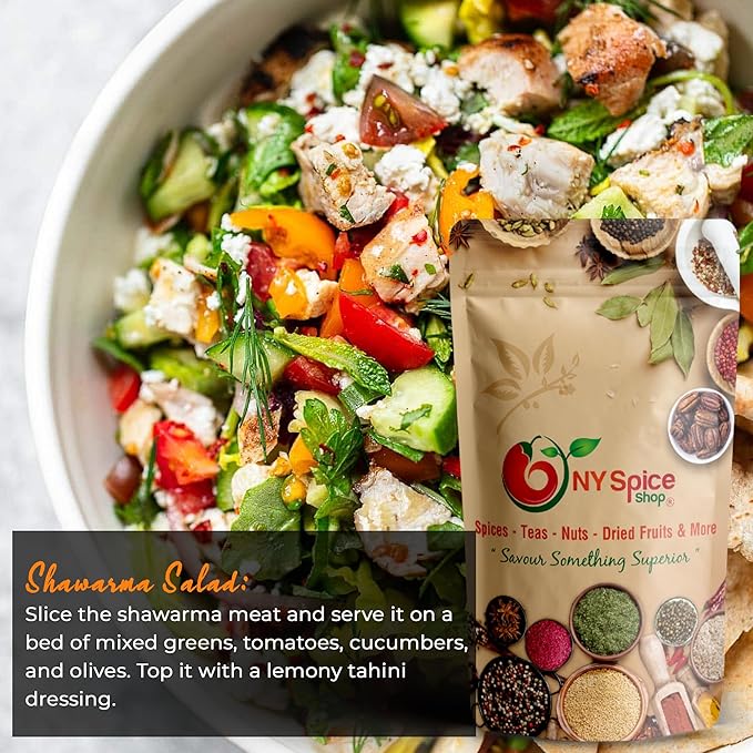 NY Spice Shop Meat Shawarma Seasoning - Authentic Mediterranean Blend Grilling Spices for Meat