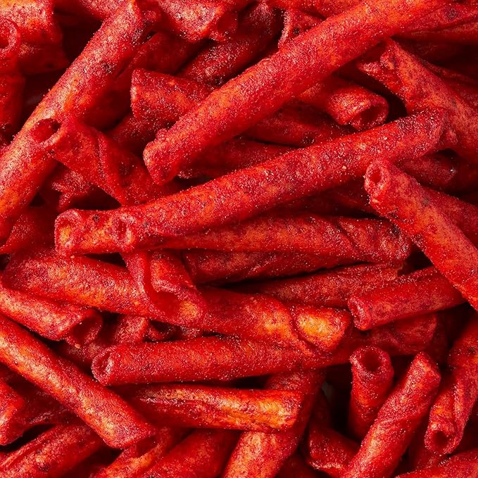Frito Lay Fiery Mix Variety Pack, Hot & Spicy Snacks Single Serve Bags, (Pack of 40), Flamin' Hot