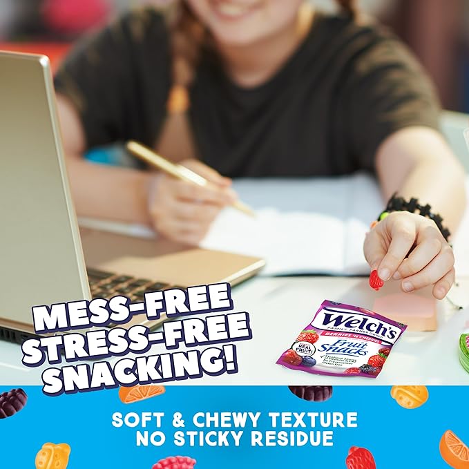 Welch's Fruit Snacks, Fruit Punch & Island Fruits & Berries 'N Cherries Snack Box, Gluten Free