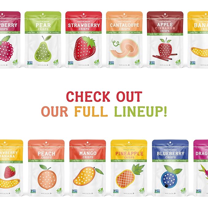 Nature???Turn Freeze-Dried Fruit Snacks, Cantaloupe Crisps, Pack of 2 (1.2 oz Each)