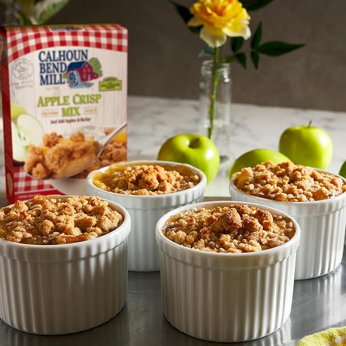 Calhoun Bend Mill Variety Bundle Mixes | Easy to Make Homemade Dessert for Apples, Peaches, Berries