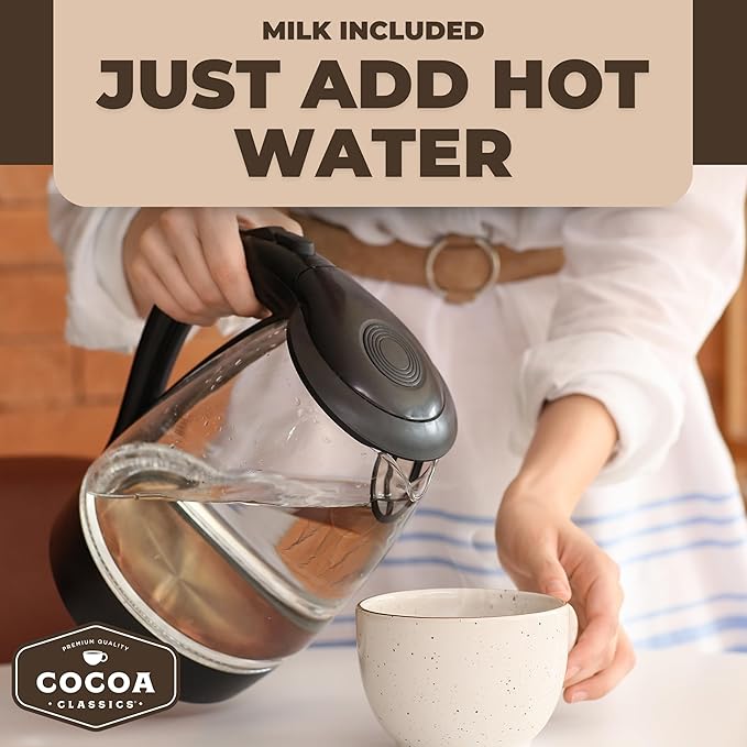 Cocoa Classics Chocolate Supreme Cocoa Mix, Hot Chocolate, Made with Nonfat Milk, Just Add Hot
