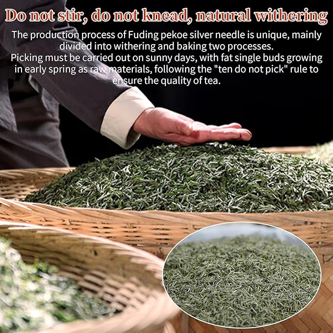 Yuexi Silver Needle White Tea Loose Leaf Premium Silver Needle Tea Authentic Fuding White Tea Core