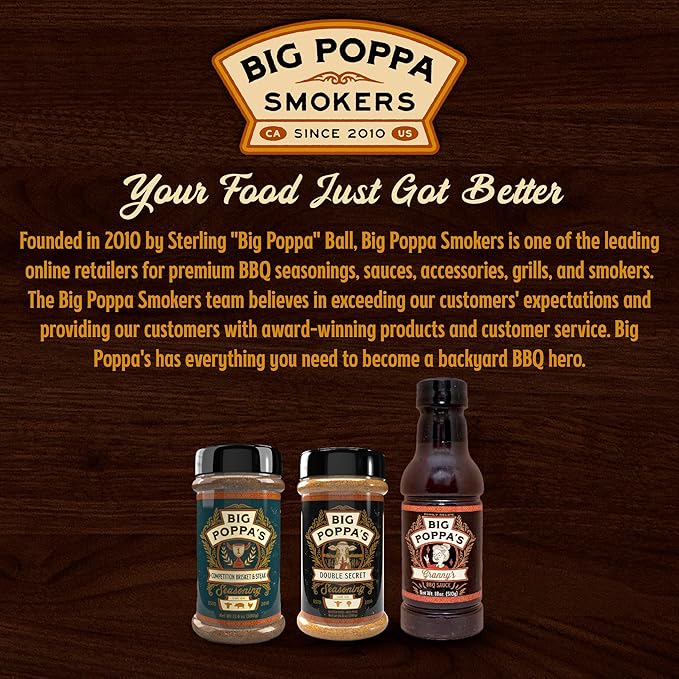 Big Poppa's Steak Bundle – Irresistible BBQ Set Featuring Steak Seasoning, BBQ Rub & Sauce