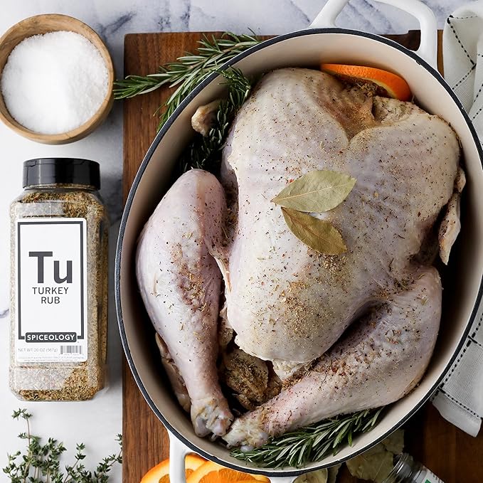 Spiceology - Turkey Rub - Savory Poultry Seasoning and Spice Blend - Use On: Pork, Turkey, Chicken