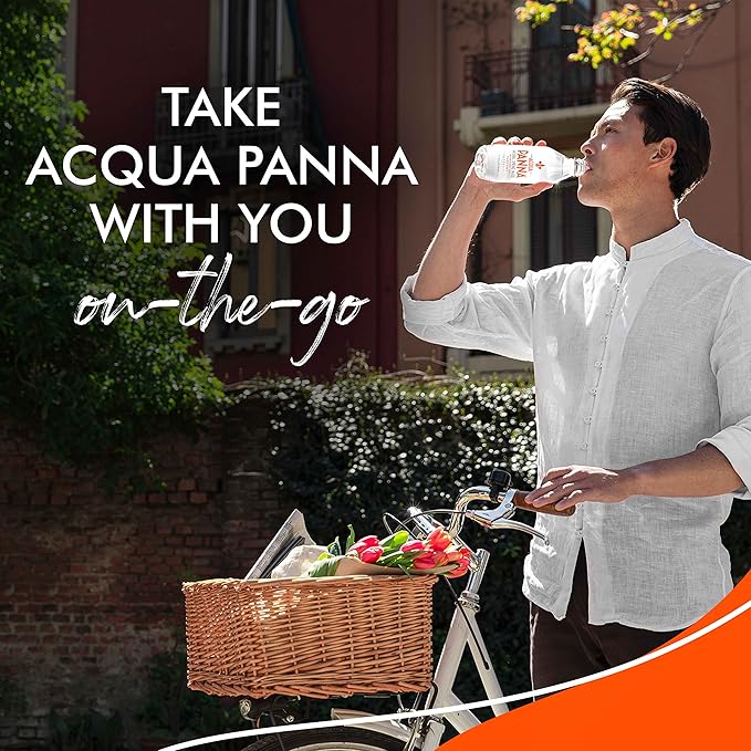 Acqua Panna Natural Spring Water, 11.15 FL OZ Plastic Water Bottles (24 Count)