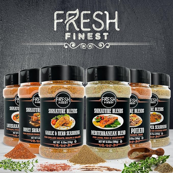 Fresh Finest Greek Potato Seasoning - 6.63oz (188g) - Mediterranean, Authentic, Kosher