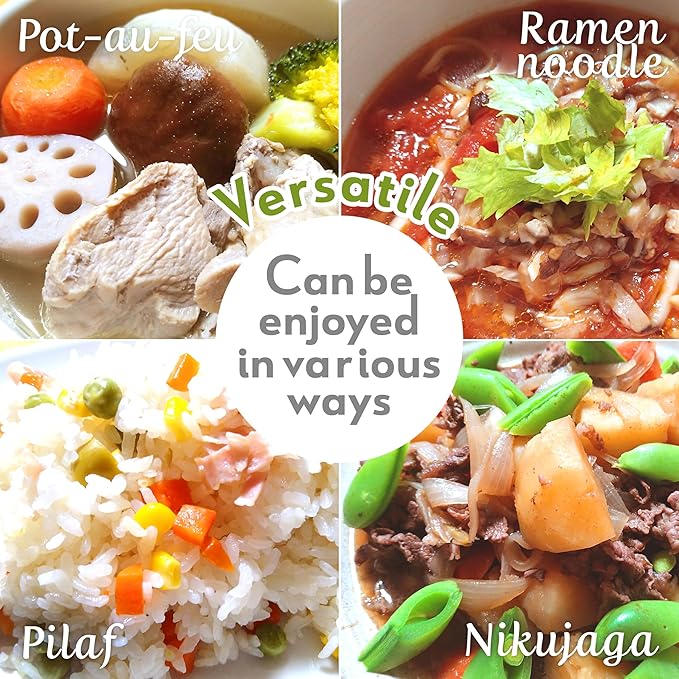 YAMASAN KYOTO UJI Japanese Umami Vegan Dashi Stock Powder, Healthy Veggie Dashi Packet, Vegetable