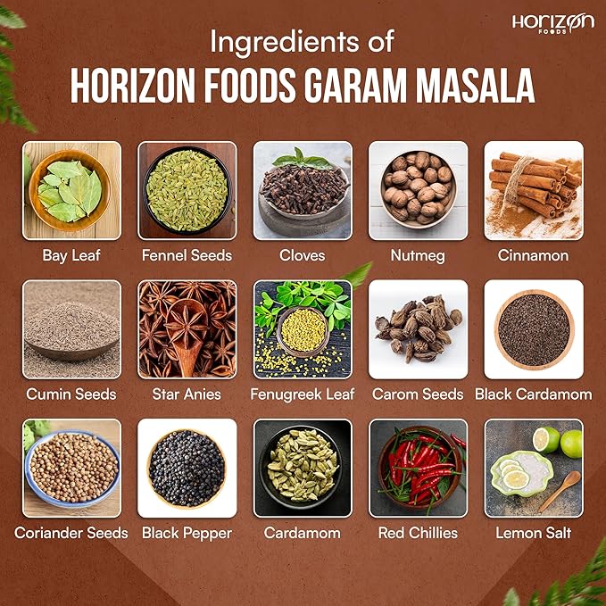 Horizon Foods Premium Red Chili Powder - 200g Indian Spice Blend for Tikka Masala Sauce, Mexican