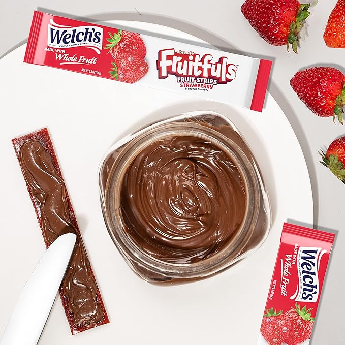 Welch?™s Absolute Fruitfuls Fruit Strips, Tasty Dried Fruit Snacks for School Lunches, Strawberry