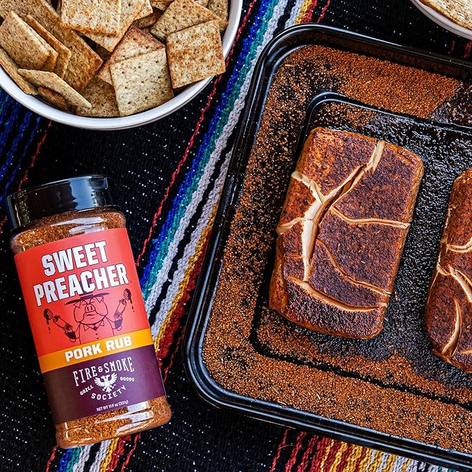 Fire & Smoke Society Barbecue & Grilling Variety Pack | BBQ Seasonings and Rubs for Smoking | Gifts