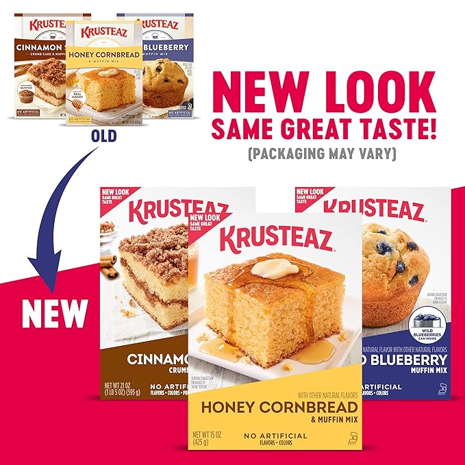 Krusteaz Muffin Mix, Double Chocolate Muffin Mix, Made with Real Chocolate Chips & No Artificial