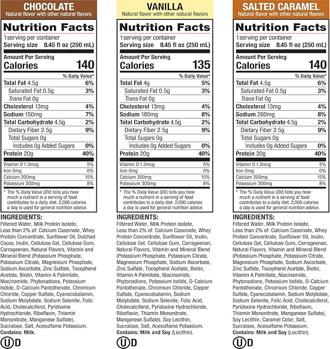 Labrada Lean Body Triple Taster Pack |On-The-Go Whey Blend Protein Shake, Zero Sugar, Gluten Free