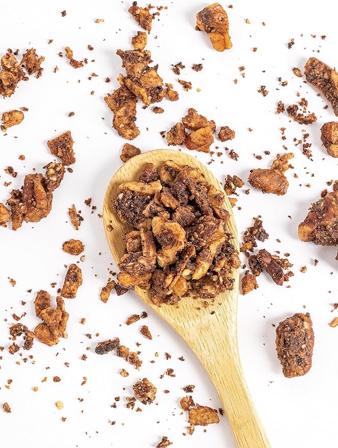 Struesli - Organic Cacao + Coffee Granola Redefined | No Added Sweeteners, No Grains | Keto & Paleo Friendly | Gluten-Free, Grain-Free | Healthy Adult Snack | High-Fiber, Nutrient-Rich, Satisfying Crunch
