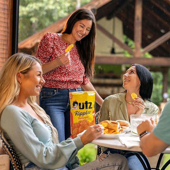 Utz Potato Chips, Barbeque - 1 Ounce (Pack of 60), Crispy Potato Chips Made from Fresh Potatoes