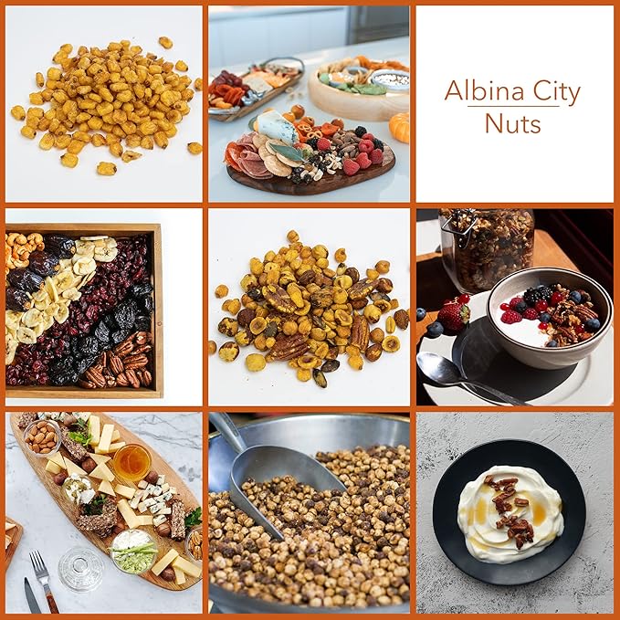 Albina City Nuts Salt & Pepper Toasted Corn ??Tasty Snack with a Gentle Crunch that?셲 full of