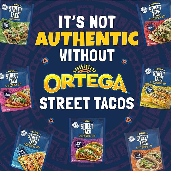 Ortega Street Taco Seasoning Mix, Spicy Chicken Taco, 1 Ounce