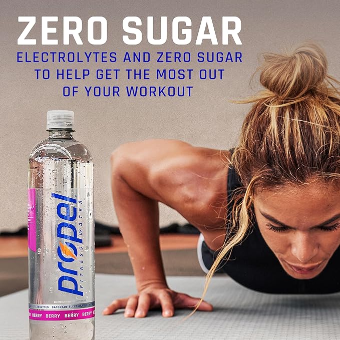 Propel, 3 Flavor Variety Pack, Zero Calorie Sports Drinking Water with Electrolytes and Vitamins