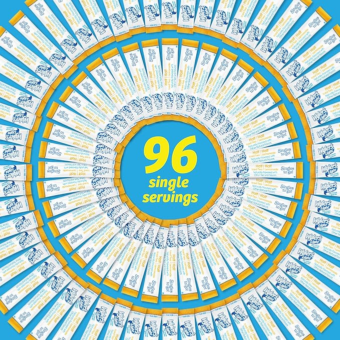 Wyler's Light Singles To Go Powder Packets, Water Drink Mix, Half Iced Tea/Half Lemonade, 96 Single