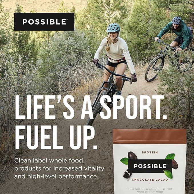 Possible Protein Powder Chocolate Cacao - 20g of Vegan, Plant-Based Protein Mix - Non-GMO