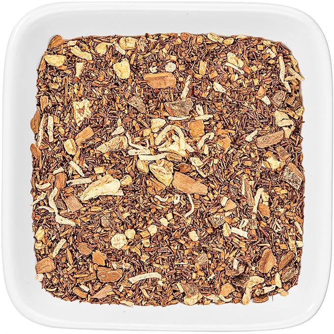 Tealyra - Rooibos Coconut Vanilla Chai - Ginger and Cinnamon with Red Bush Rooibos Herbal Loose
