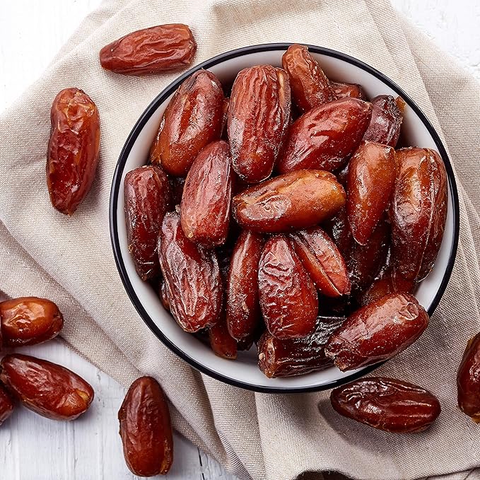 Anna and Sarah Pitted California Deglet Noor Dates in Resealable Bag, 5 lbs 1 Pack