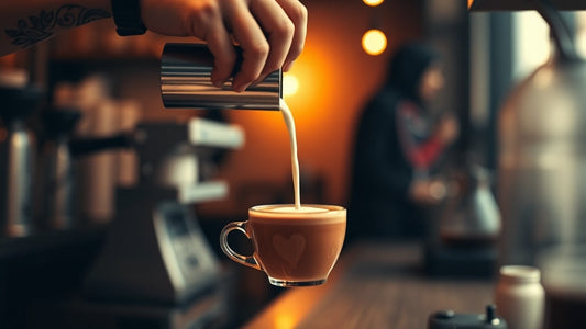 Crafting Latte Art: Pouring with Heart