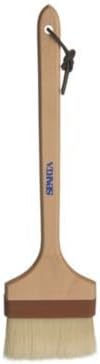 SPARTA 4037100 Boarhair Pastry Brush, Basting Brush with Wide Boar Bristles,16.25"L x 4"W, Wood