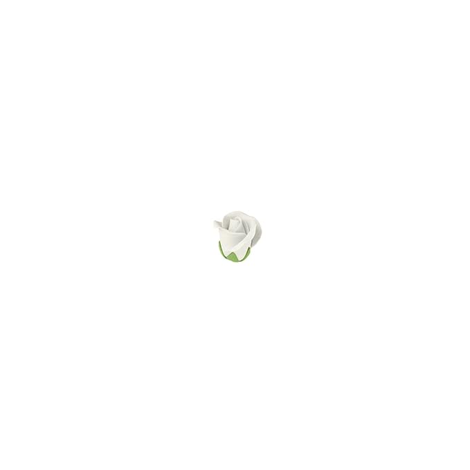 O'Creme Garden Roses Gumpaste Flower Set - White Edible Flowers for Cake Decorating - Sugar Paste