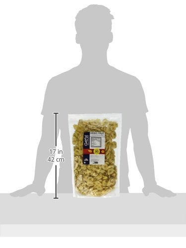 Gerbs Unsweetened Banana Chips 2 lbs. | Unsulfured, No Additives, Resealable Bag | Naturally Crisp