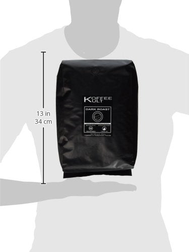 Koffee Kult Dark Roast Whole Bean Coffee 100% Arabica Coffee Beans, Gourmet Artisan Blend with