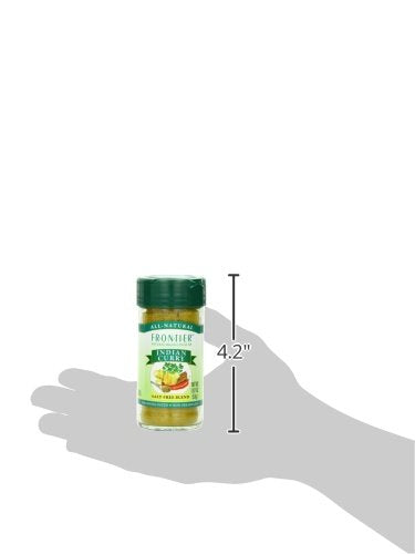 Frontier Co-op Indian Curry Seasoning, 1.87 Ounce Bottle, Complex Flavor with Turmeric, Coriander