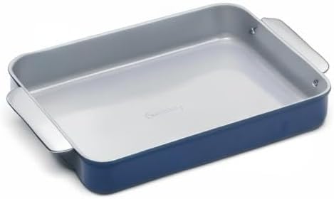 Caraway Non-Stick Ceramic 9”x13” Rectangle Pan - Naturally Slick Ceramic Coating - Non-Toxic, PTFE